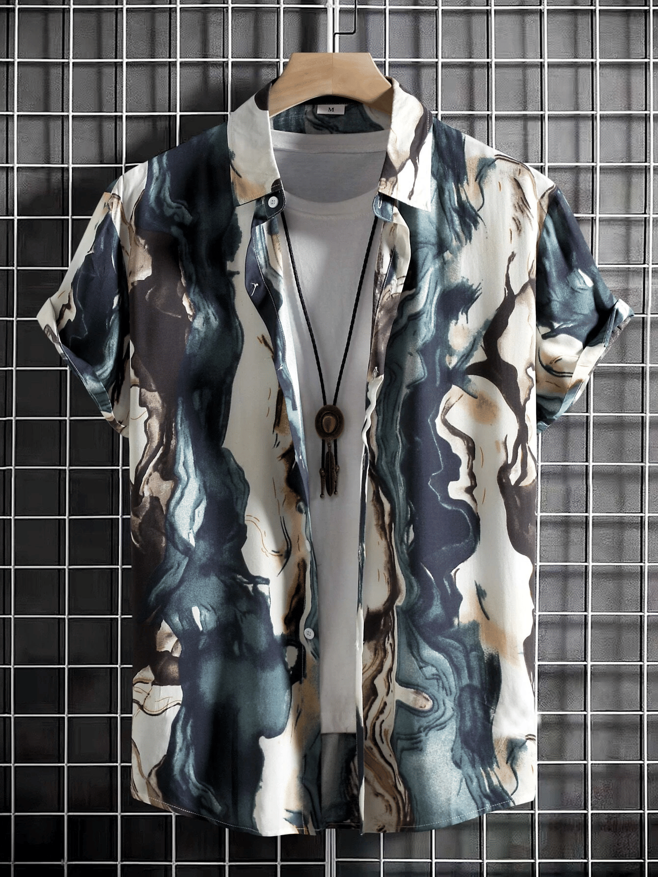 PAVICHA Rayon Flex Regular Fit Printed Half Sleeves Men's Casual Shirt - Multi ( Pack of 1 ) PAVICHA Rayon Flex Regular Fit Printed Half Sleeves Men's Casual Shirt - Multi ( Pack of 1 )