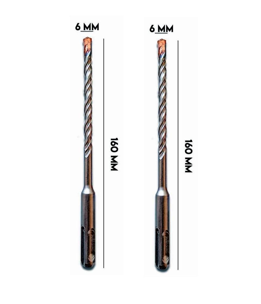     			Premium Quality SDS Hammer Drill Bit Single Tip Size (6x160) Pack of 2 Oaykay Tools
