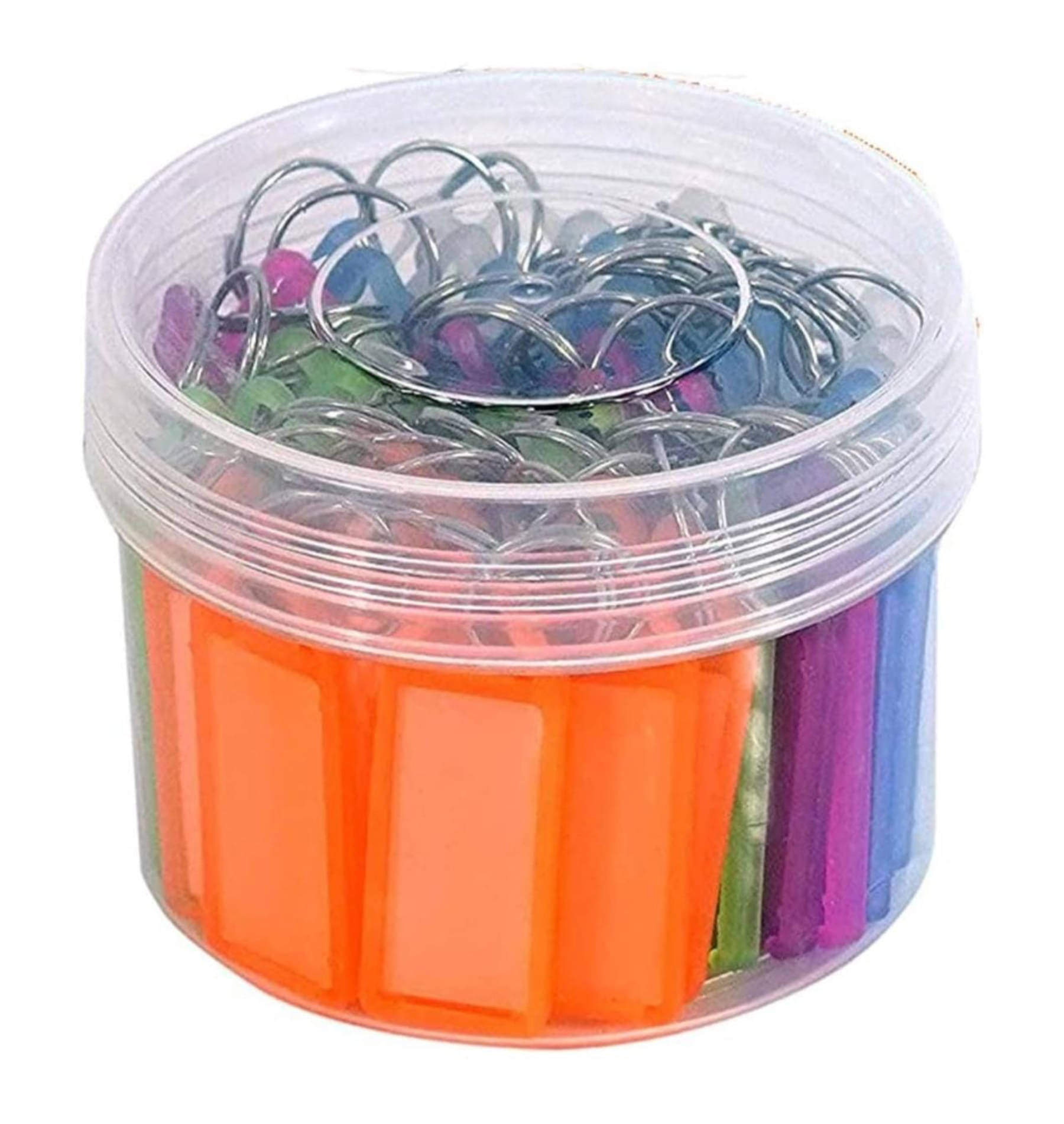     			QitmirMKT 50 Pcs Key Tag Multicolor Keychain Multi Color Key Chain ( Pack of 1 )