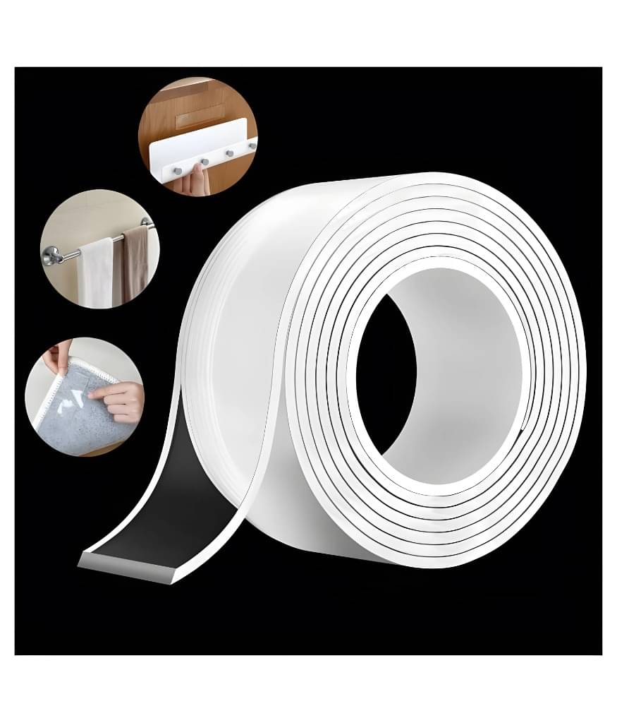     			SARVASHVA TRENDS Transparent Double Sided Nano Tape ( Pack of 1 )