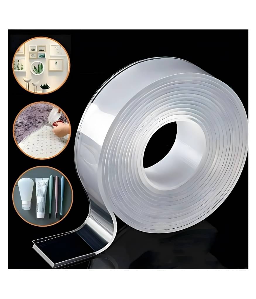     			SARVASHVA TRENDS Transparent Double Sided Nano Tape ( Pack of 1 )