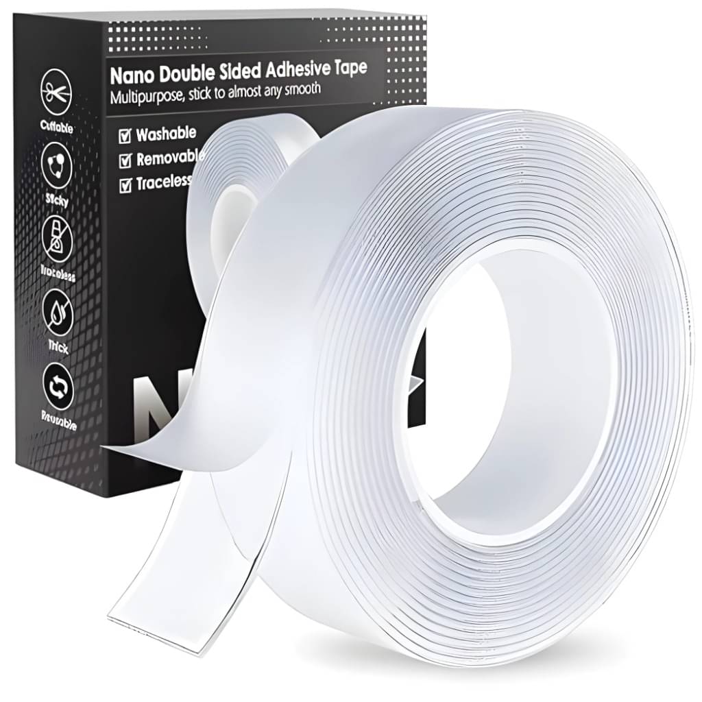 SARVASHVA TRENDS Transparent Double Sided Nano Tape ( Pack of 1 ) SARVASHVA TRENDS Transparent Double Sided Nano Tape ( Pack of 1 )