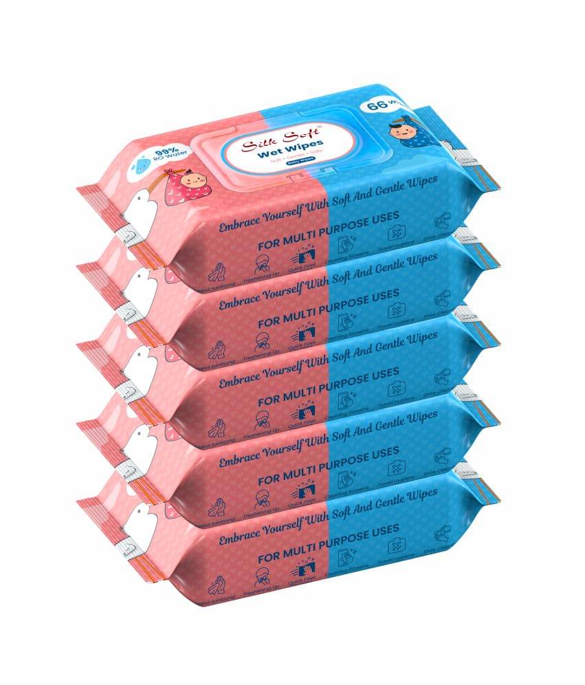Silk Soft Scented For Babies ( Pack of 5 ) Silk Soft Scented For Babies ( Pack of 5 )