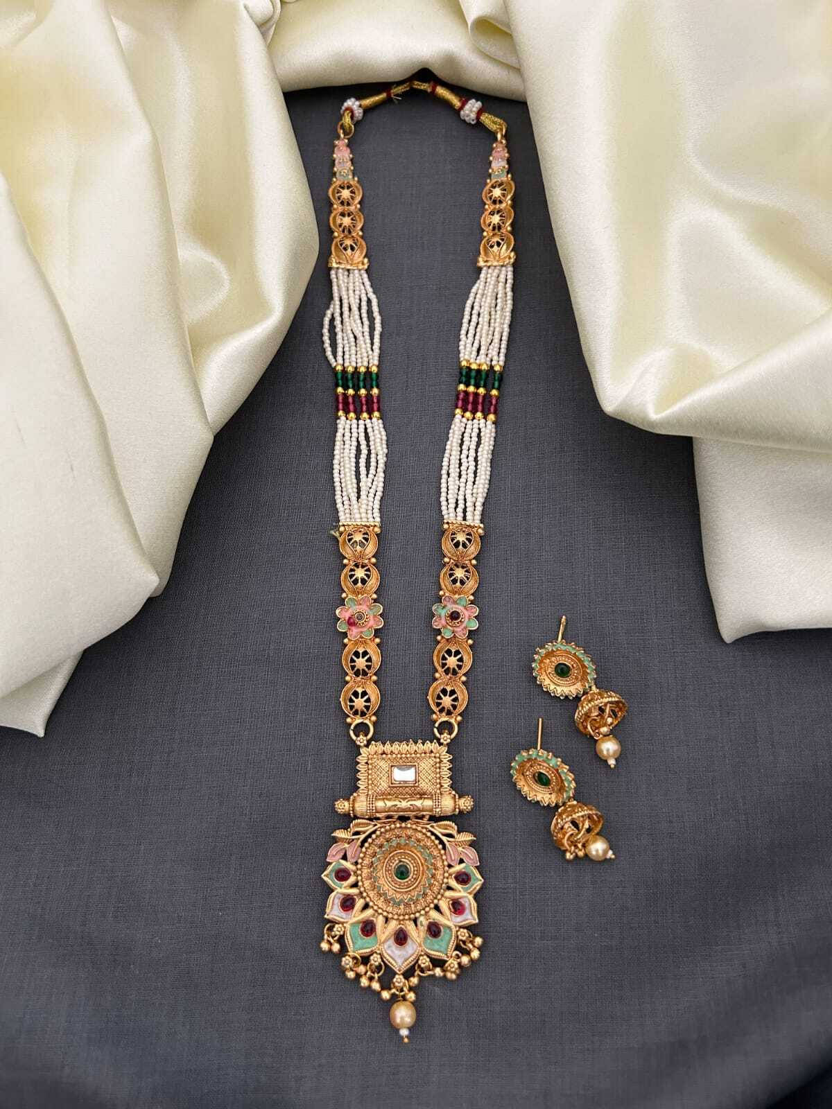 TKRB SALES Gold Copper Necklace Set ( Pack of 1 ) TKRB SALES Gold Copper Necklace Set ( Pack of 1 )