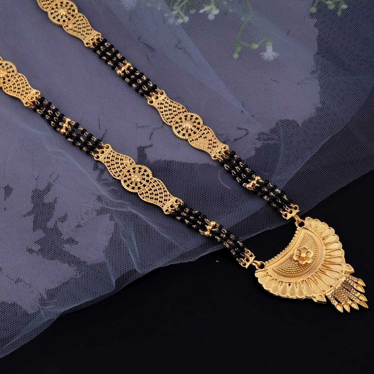 TKRB SALES Golden Mangalsutra ( Pack of 1 ) TKRB SALES Golden Mangalsutra ( Pack of 1 )