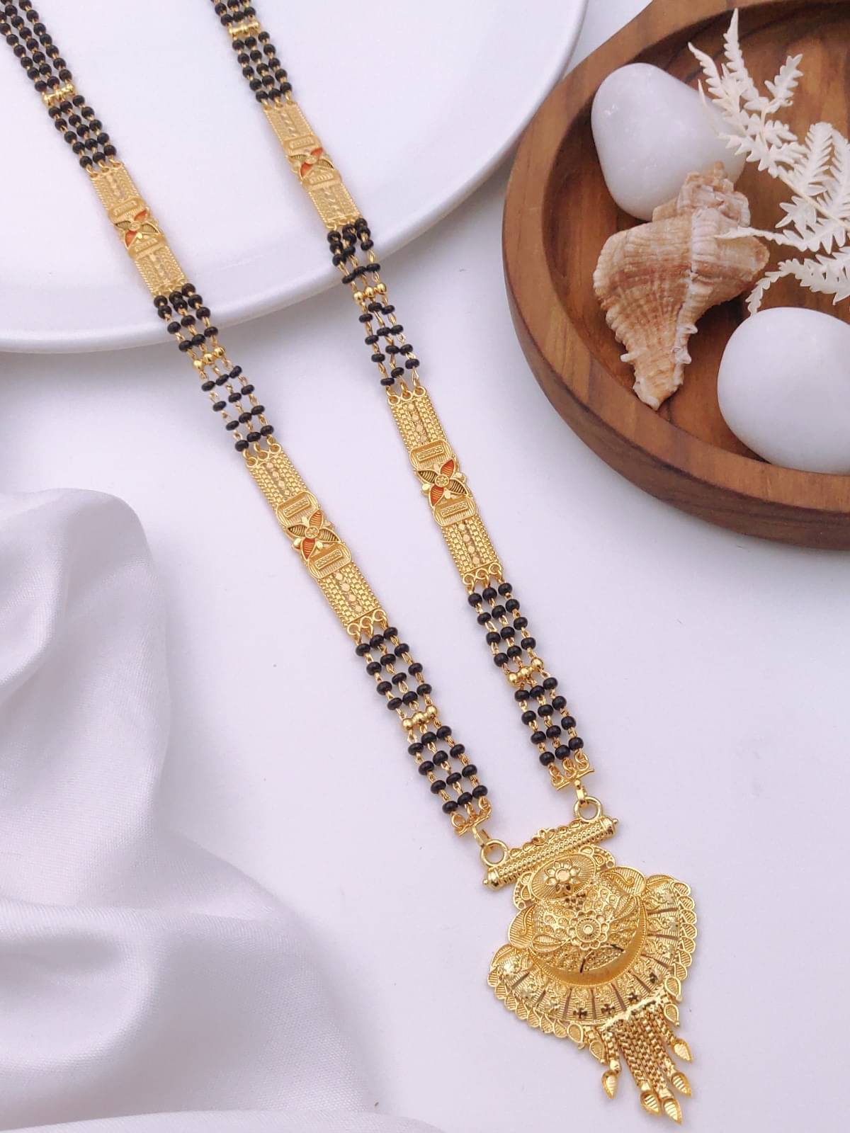 TKRB SALES Golden Mangalsutra ( Pack of 1 ) TKRB SALES Golden Mangalsutra ( Pack of 1 )