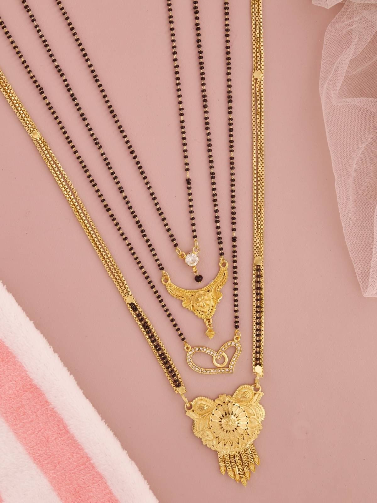 TKRB SALES Golden Mangalsutra ( Pack of 1 ) TKRB SALES Golden Mangalsutra ( Pack of 1 )