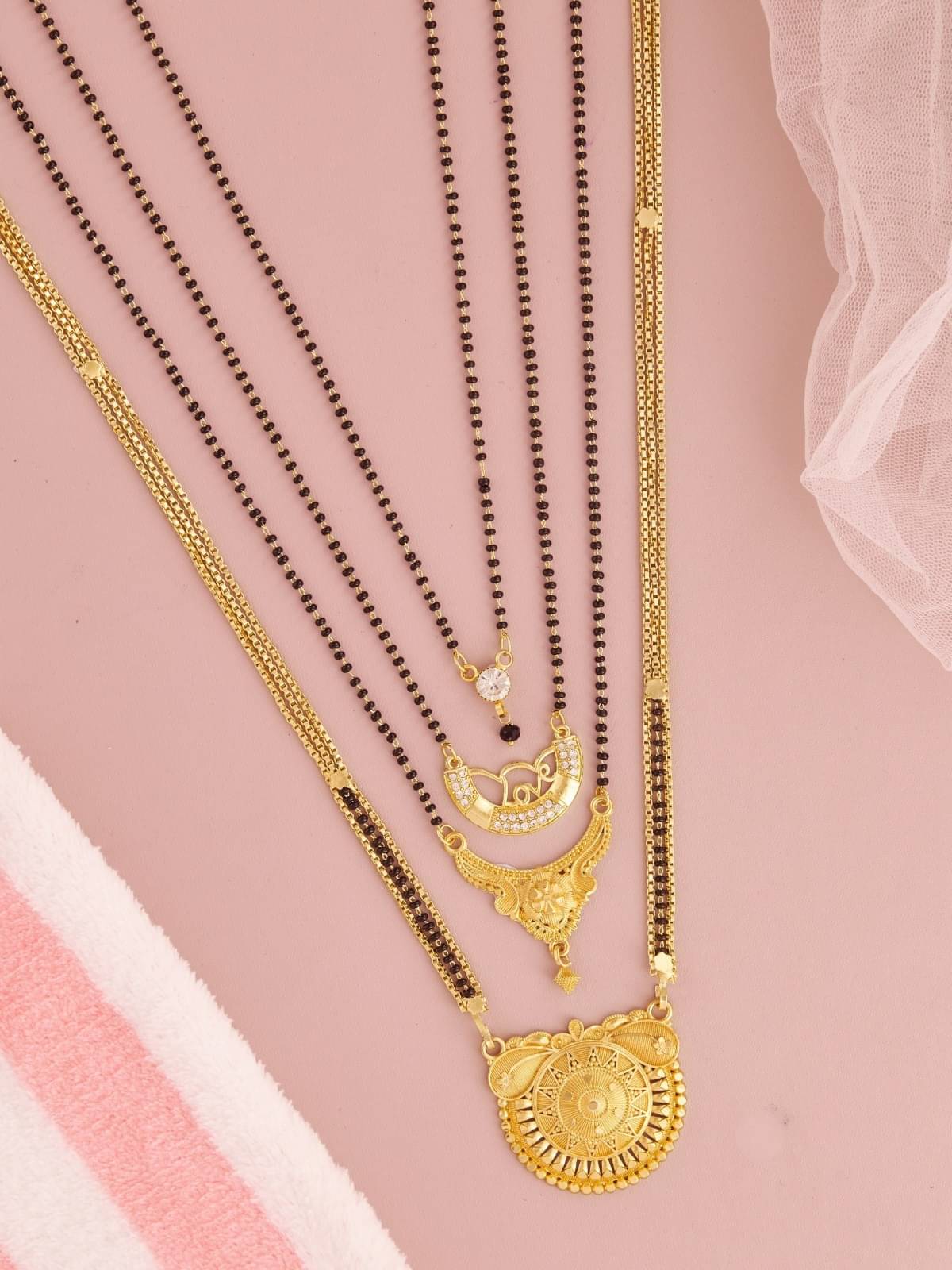 TKRB SALES Golden Mangalsutra ( Pack of 1 ) TKRB SALES Golden Mangalsutra ( Pack of 1 )