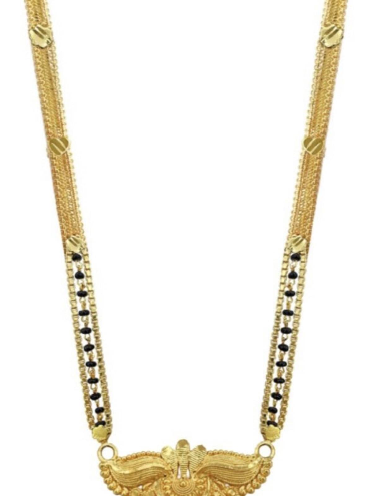 TKRB SALES Golden Mangalsutra ( Pack of 1 ) TKRB SALES Golden Mangalsutra ( Pack of 1 )