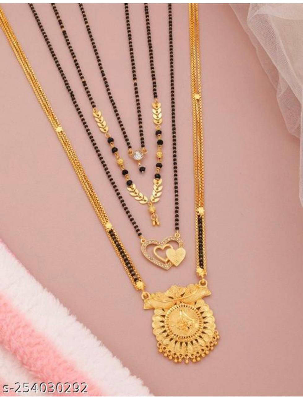 TKRB SALES Golden Mangalsutra ( Pack of 1 ) TKRB SALES Golden Mangalsutra ( Pack of 1 )