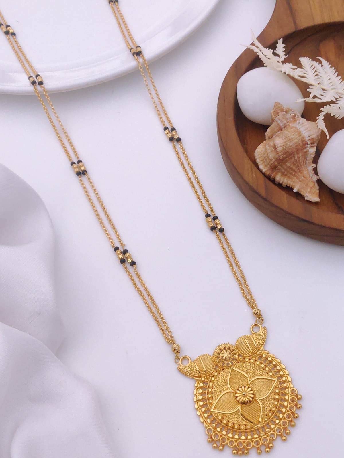 TKRB SALES Golden Mangalsutra ( Pack of 1 ) TKRB SALES Golden Mangalsutra ( Pack of 1 )