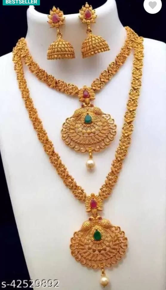     			TKRB SALES Multi Color Alloy Necklace Set ( Pack of 1 )