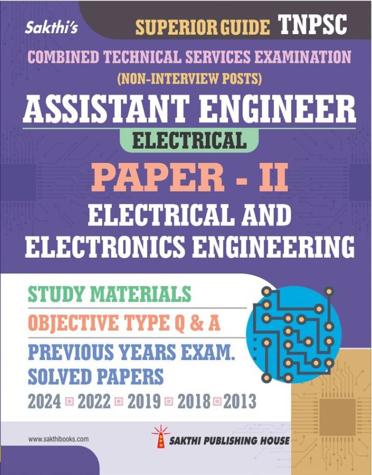 TNPSC Combined Techical Services Exam.(Non Interview Postes) Assistant Engineer (EEE) Paper - II Exam Book TNPSC Combined Techical Services Exam.(Non Interview Postes) Assistant Engineer (EEE) Paper - II Exam Book