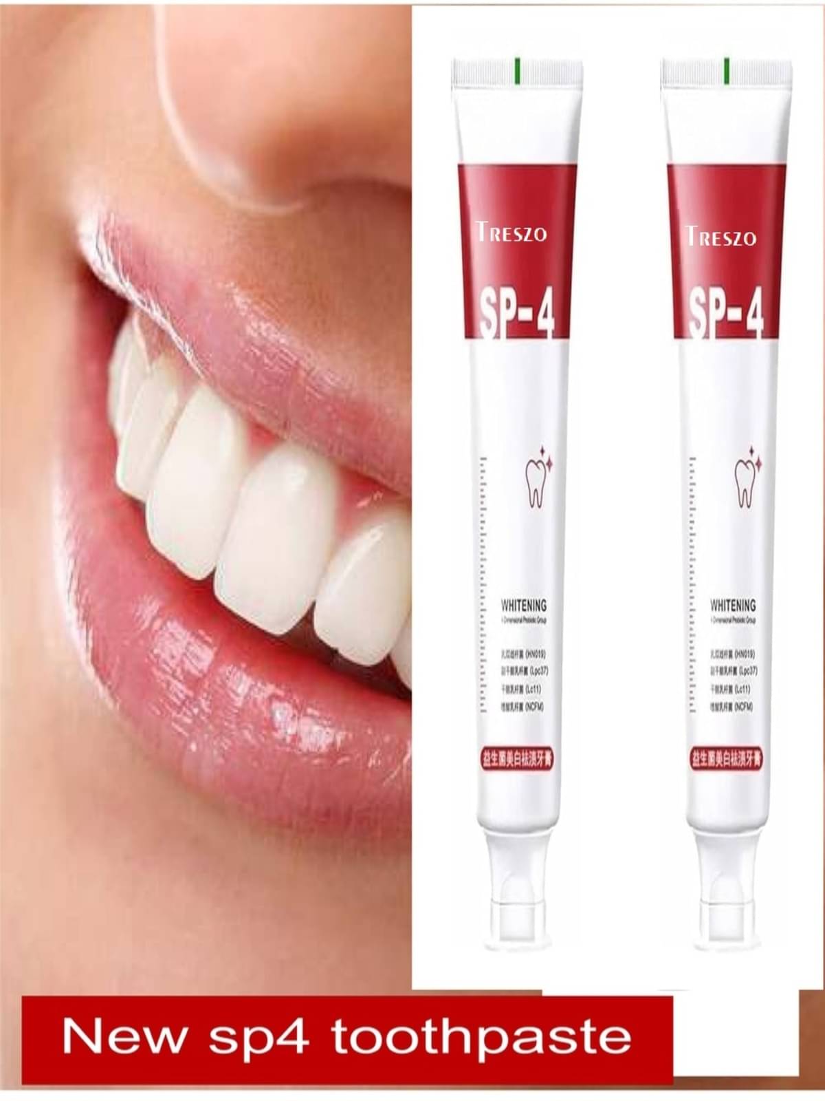 Treszo Whitening Toothpaste Pack of 2 Treszo Whitening Toothpaste Pack of 2