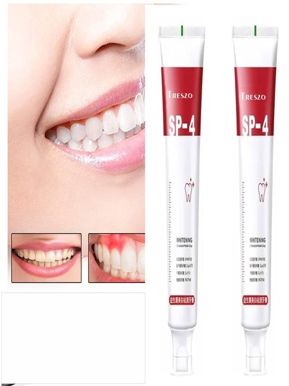     			Treszo Whitening Toothpaste Pack of 2