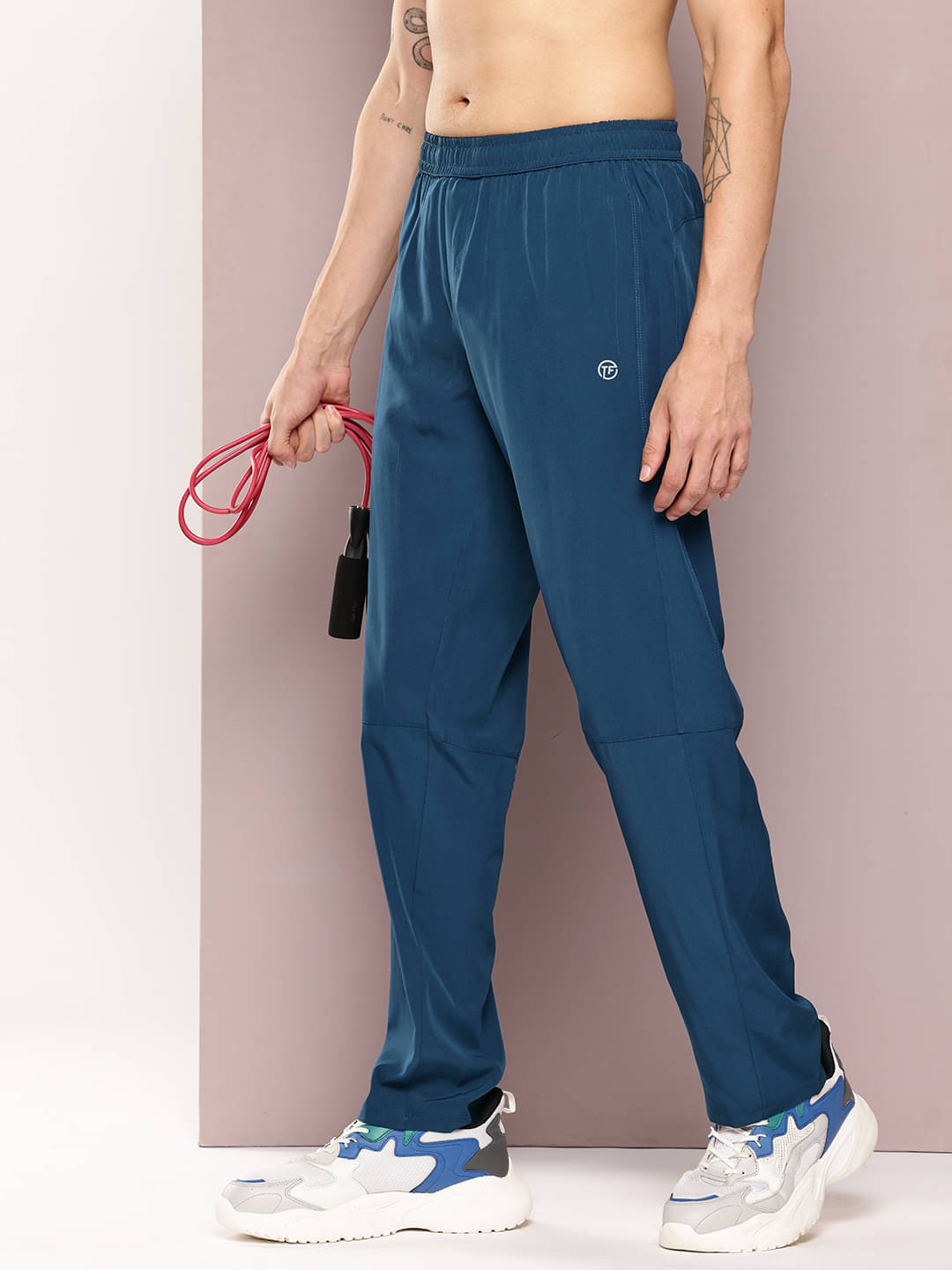 Turnfit Navy Polyester Men's Trackpants ( Pack of 1 )     			Turnfit Navy Polyester Men's Trackpants ( Pack of 1 )