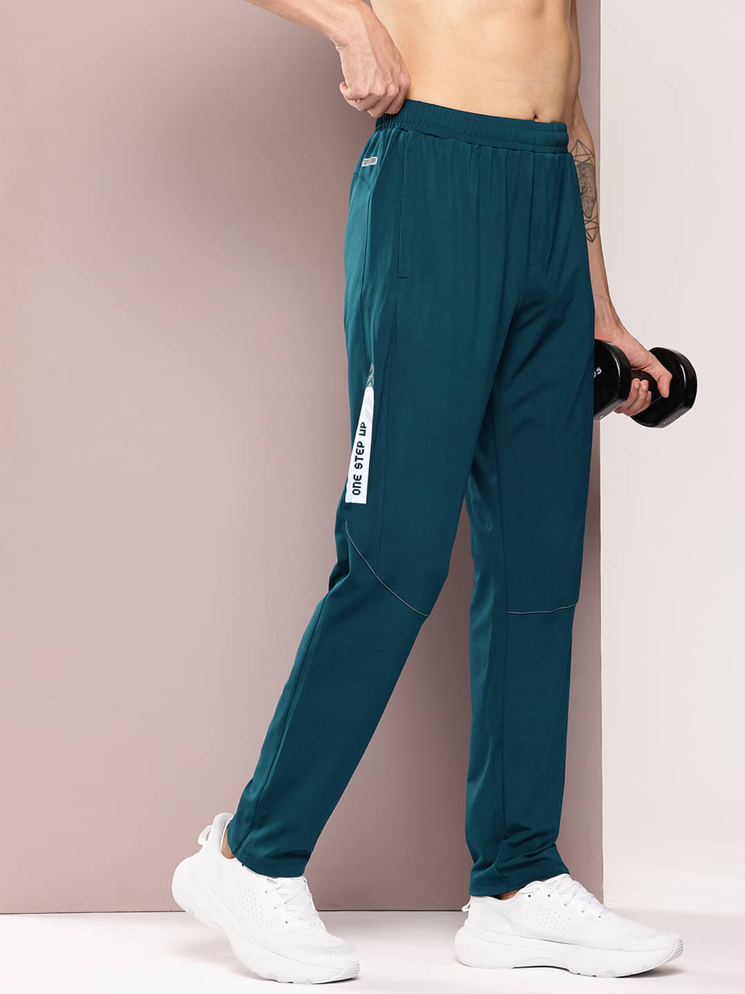     			Turnfit Teal Lycra Men's Trackpants ( Pack of 1 )