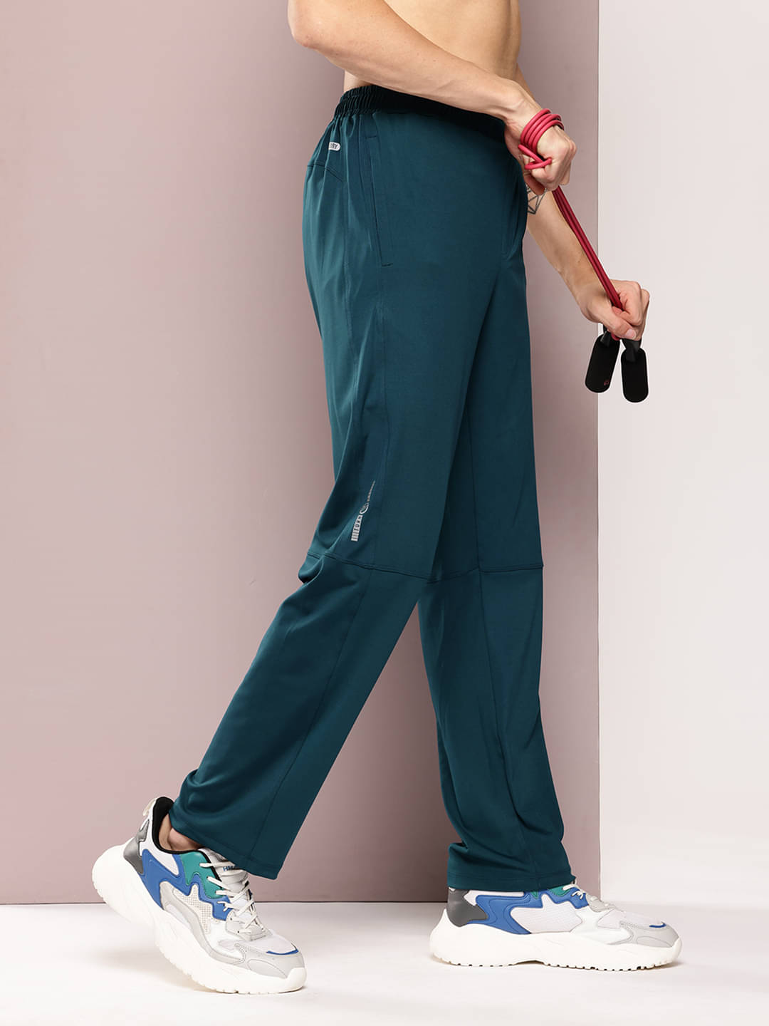     			Turnfit Teal Lycra Men's Trackpants ( Pack of 1 )