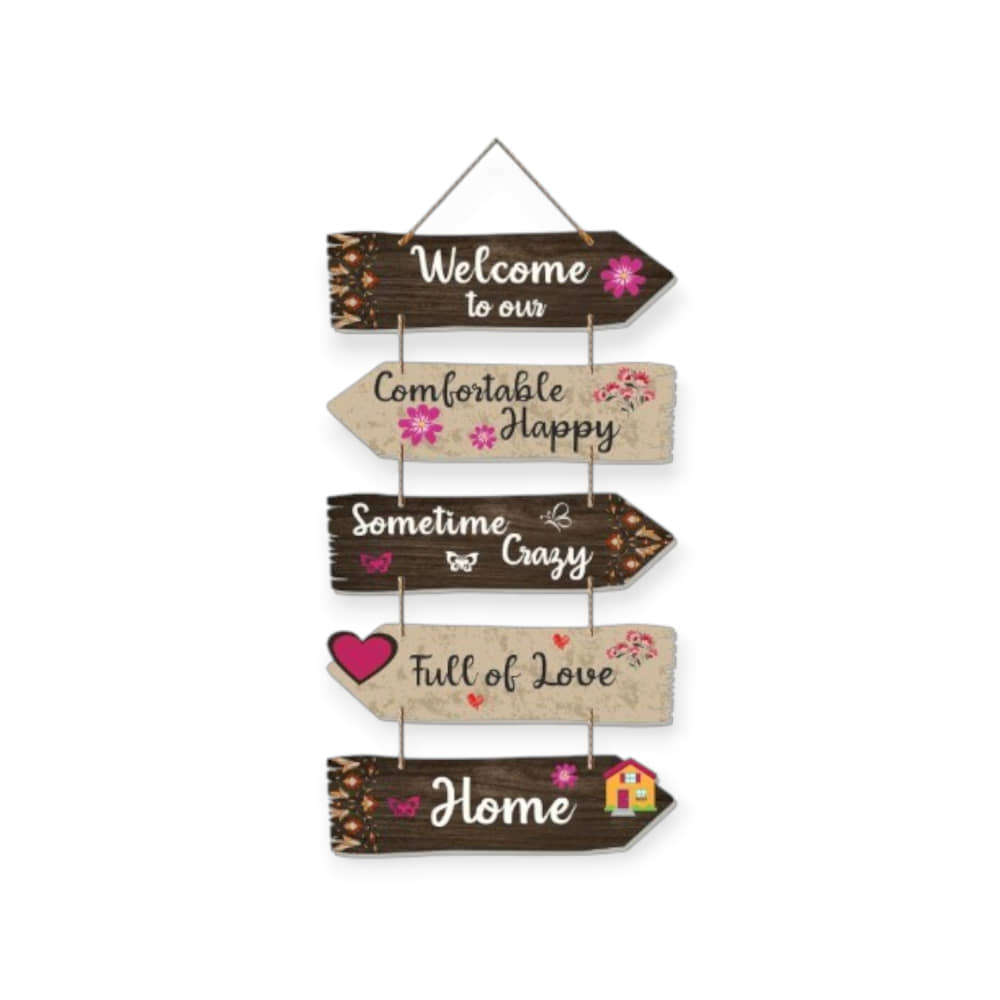 Welcome home decor wall hanging for decoration gift door decoration