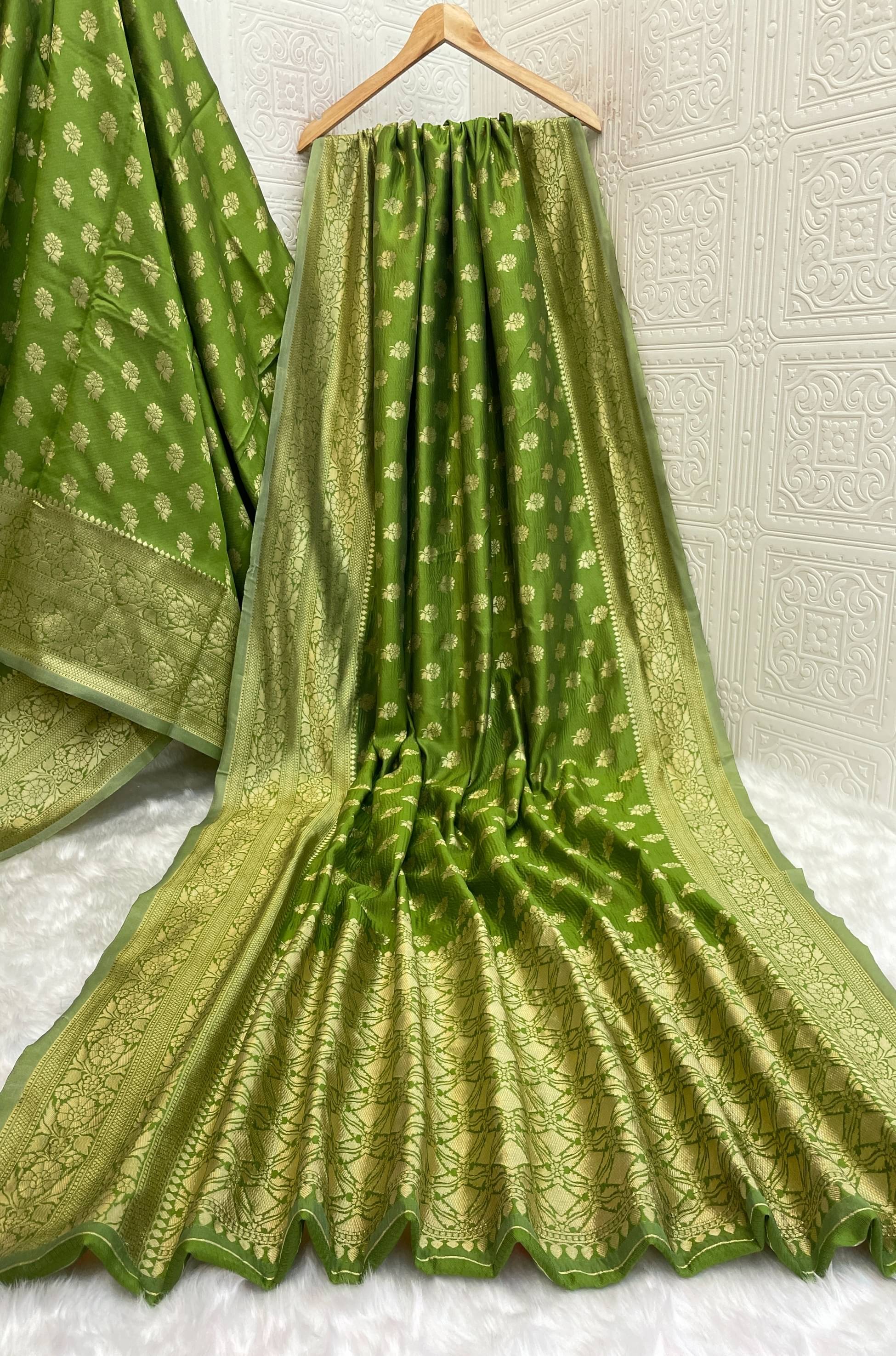 fab woven Art Silk Woven Kanjeevaram Sarees With Unstitched Blouse Piece ( Light Green )     			fab woven Art Silk Woven Kanjeevaram Sarees With Unstitched Blouse Piece ( Light Green )