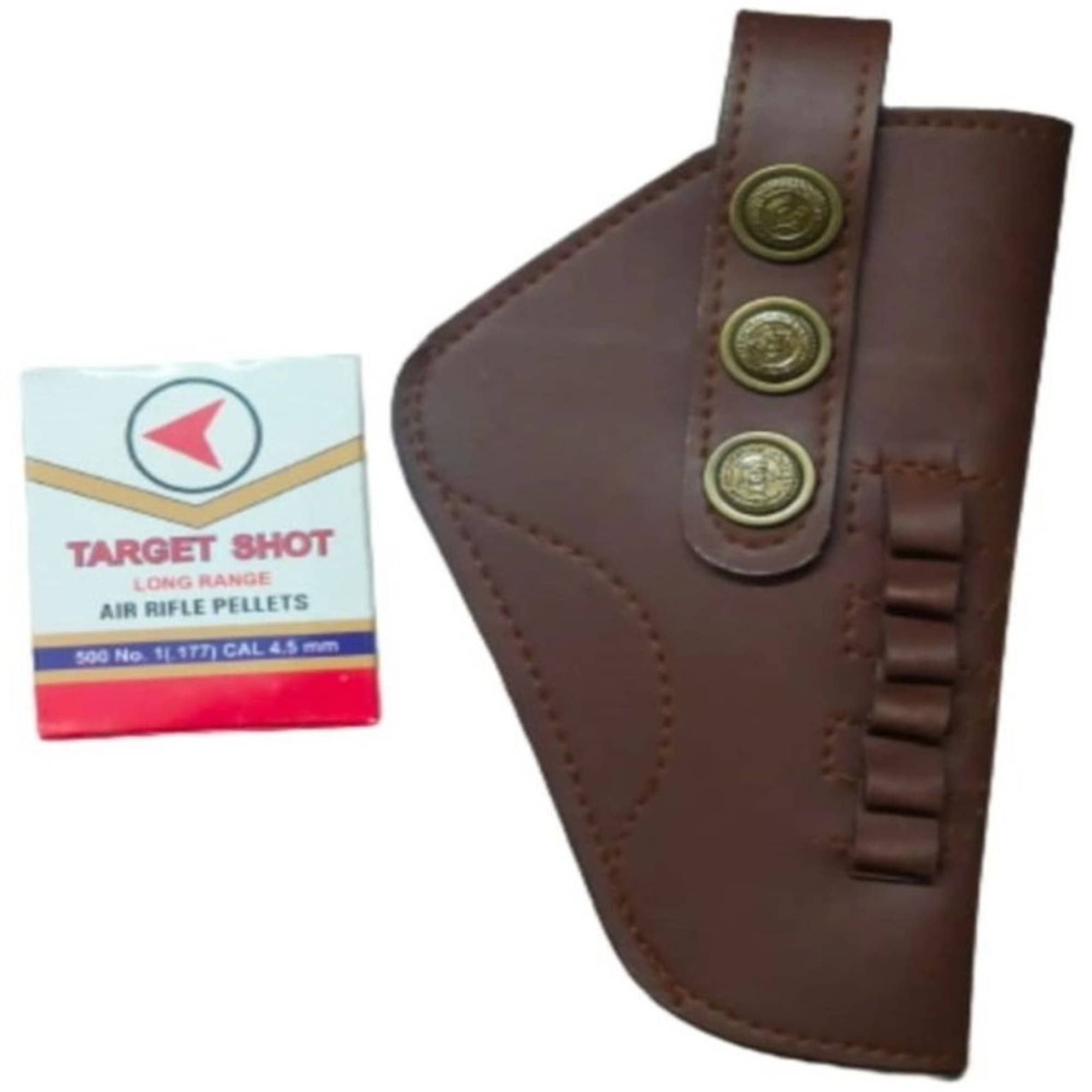 AIR GUN COVER BLACK/BROWN WITH 500 PELLETS AIR GUN COVER BLACK/BROWN WITH 500 PELLETS
