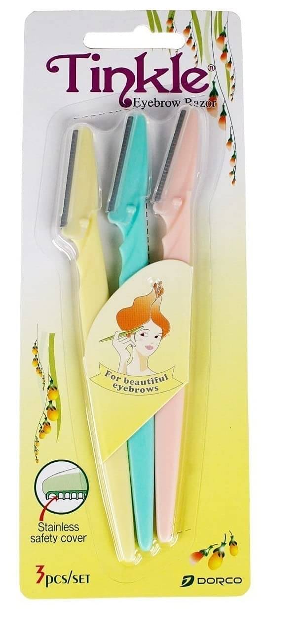    			AMR TINKLE MANUAL RAZOR Multicolor Cordless Eyebrow Trimmer With 0 minutes Runtime