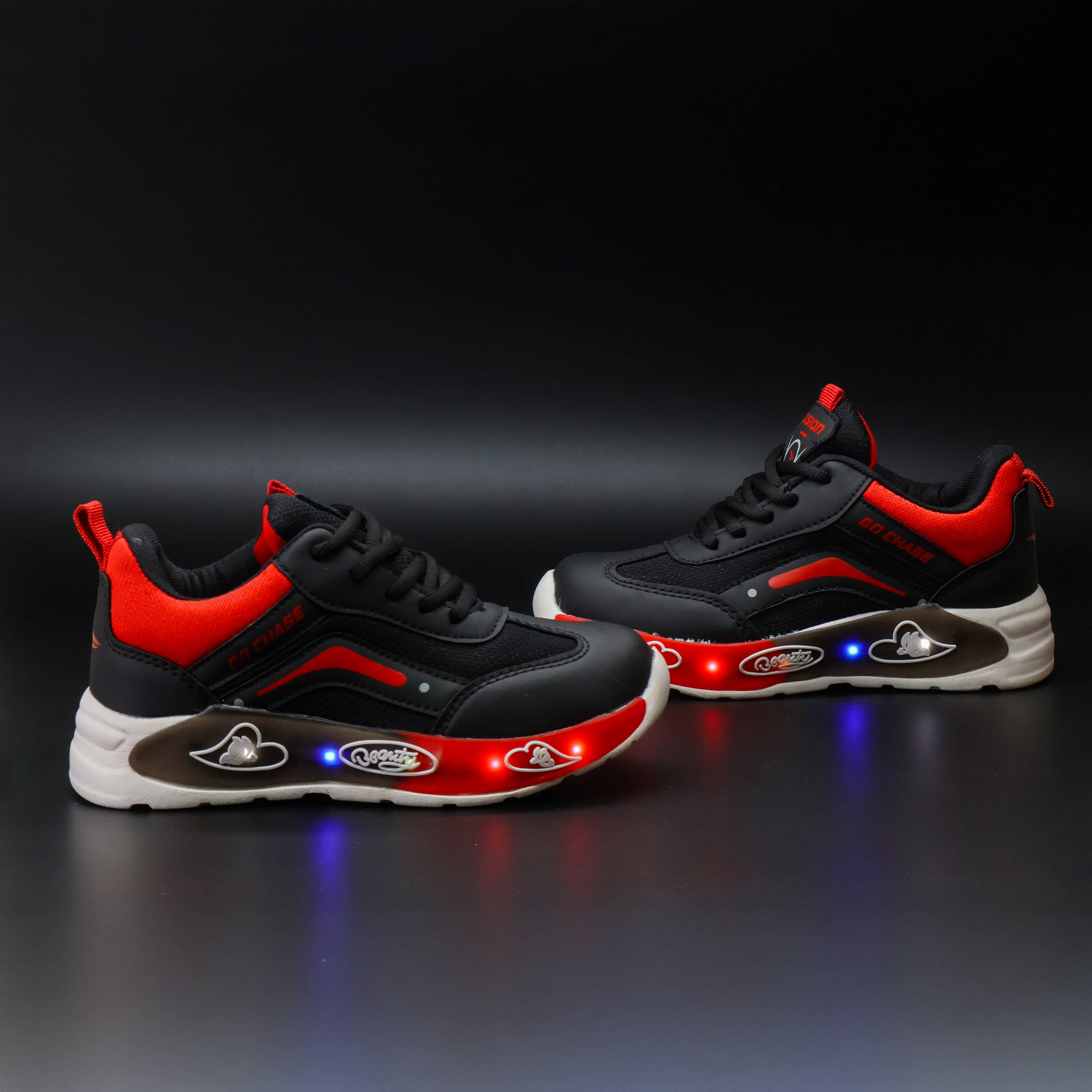 ASIAN - Dark Grey Boy's LED Shoes ( 1 Pair ) - Sports Shoes | Buy online on ZillyBuy