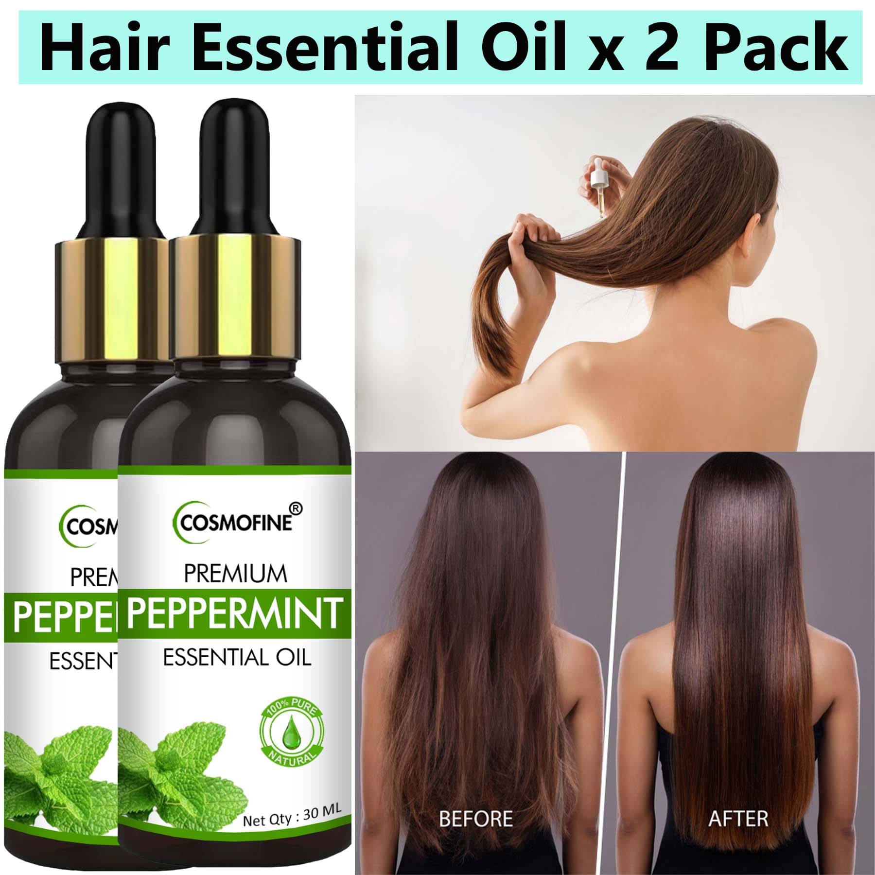 COSMOFINE Damage & Repair Peppermint Oil 30 ml ( Pack of 2 ) COSMOFINE Damage & Repair Peppermint Oil 30 ml ( Pack of 2 )