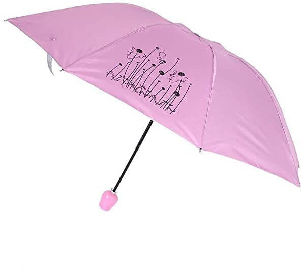 FULKIZA Pink 1 Fold Umbrella FULKIZA Pink 1 Fold Umbrella