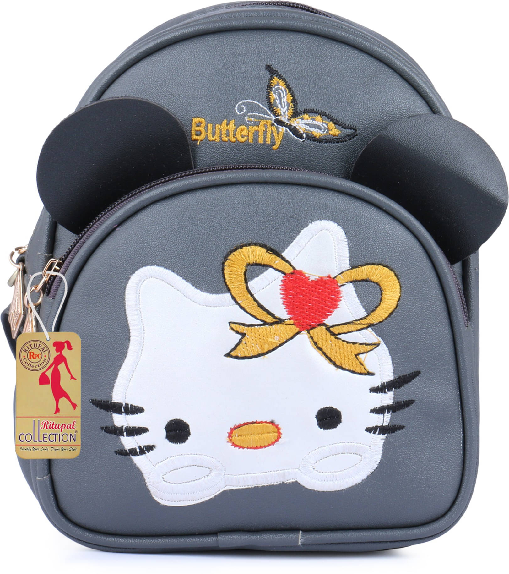     			Generic Backpack PU Set of 1 ( Grey )