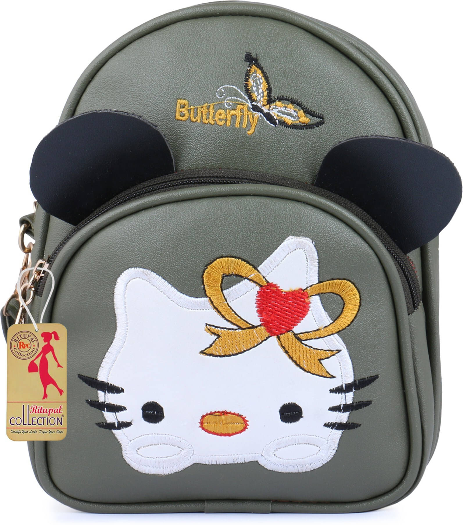     			Generic Backpack PU Set of 1 ( Green )
