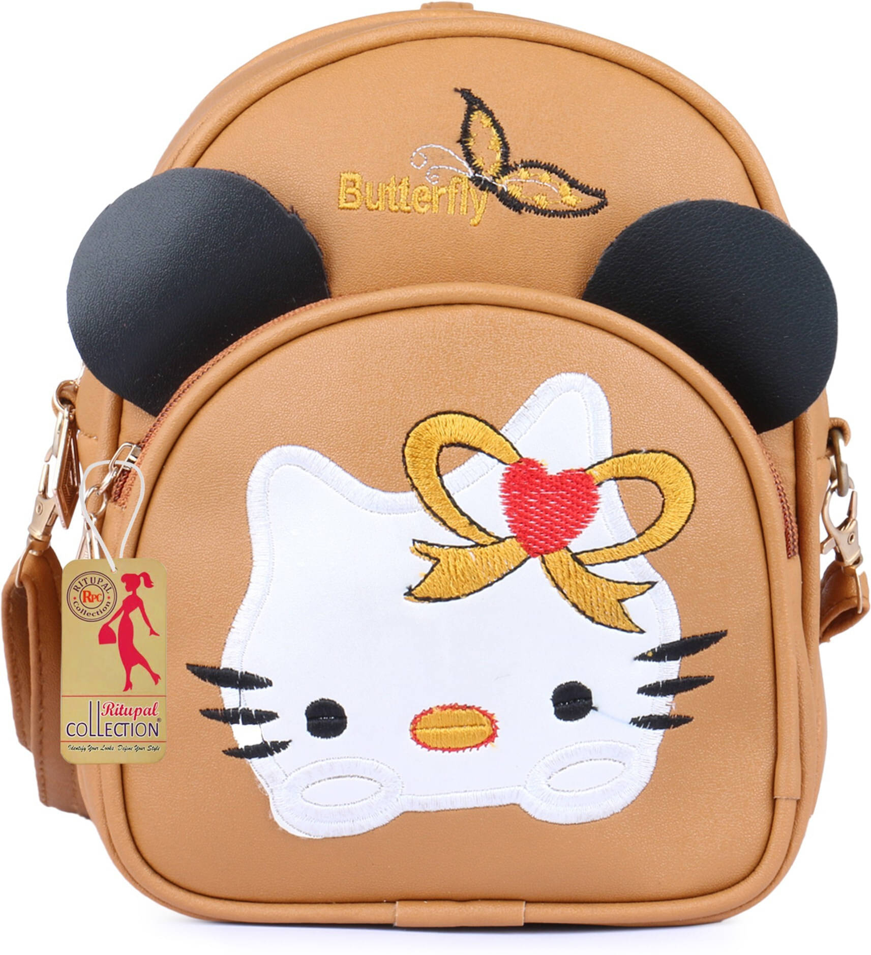     			Generic Backpack PU Set of 1 ( Tan )