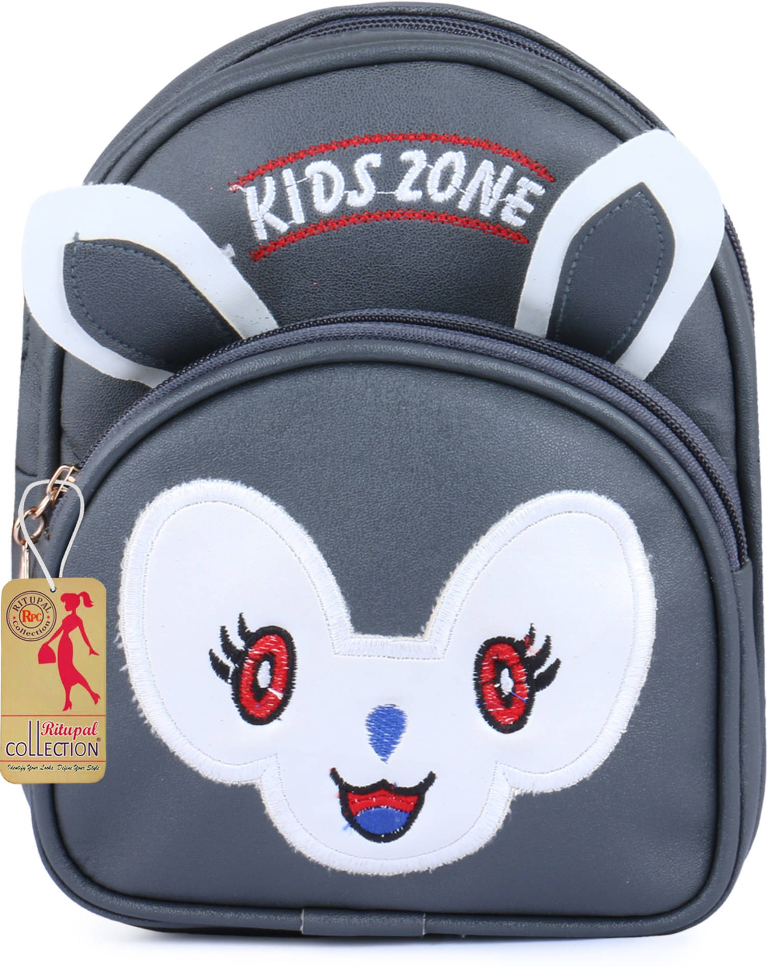     			Generic Backpack PU Set of 1 ( Grey )