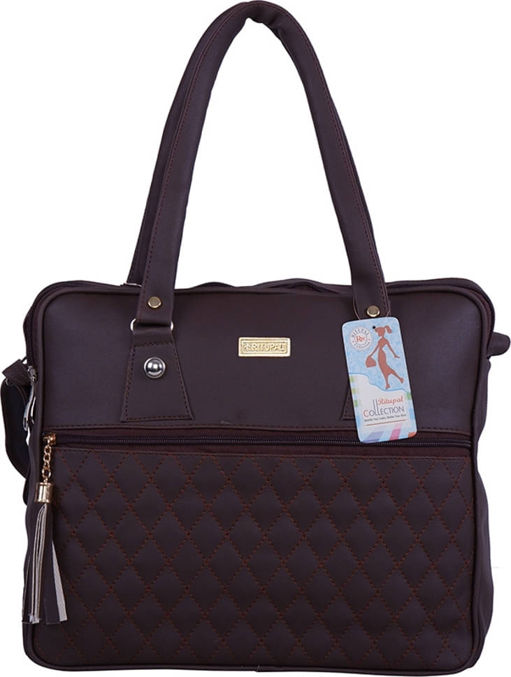     			Generic Handheld Bag PU Set of 1 ( Brown )
