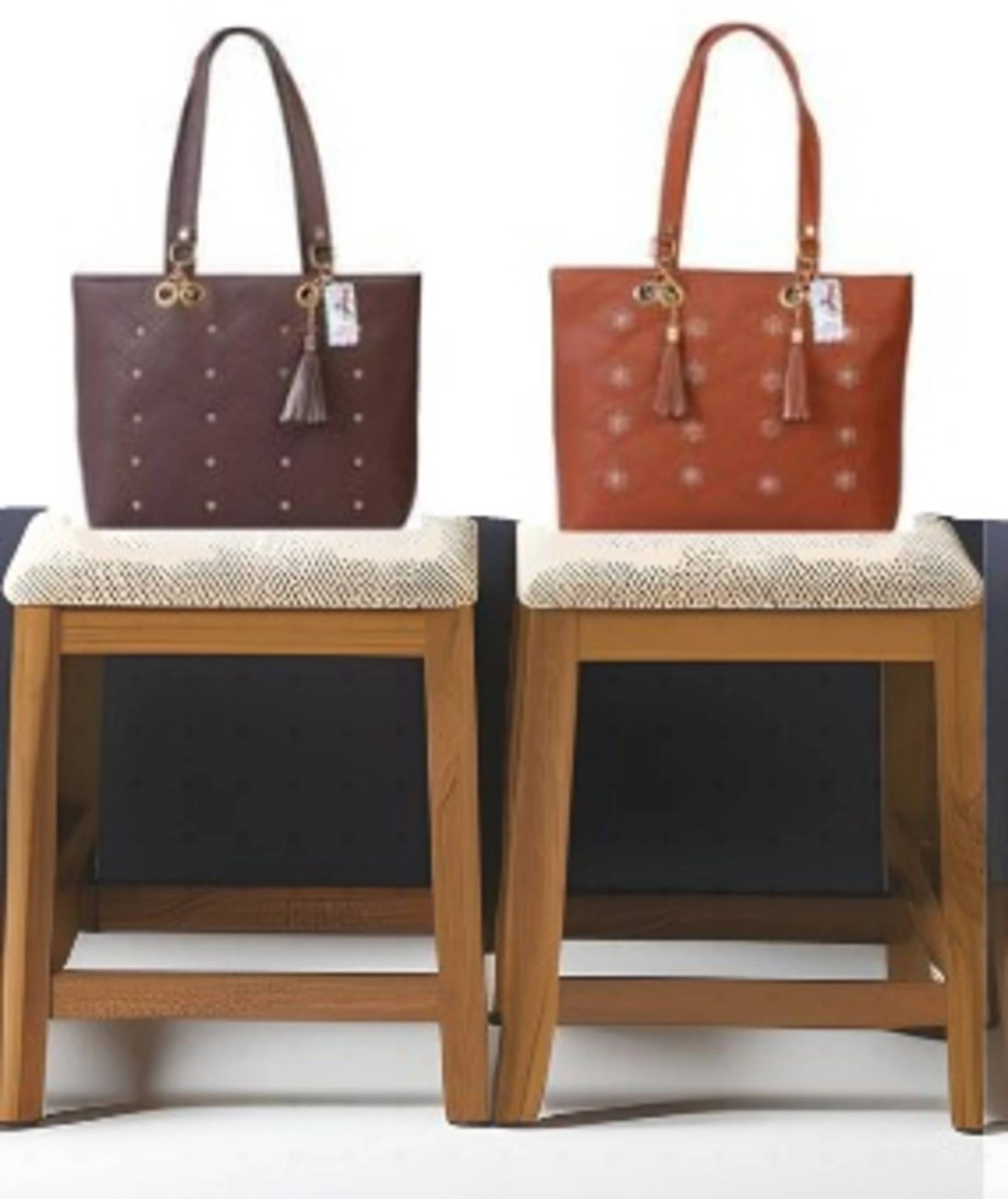     			Generic Handheld Bag PU Set of 2 ( Brown )
