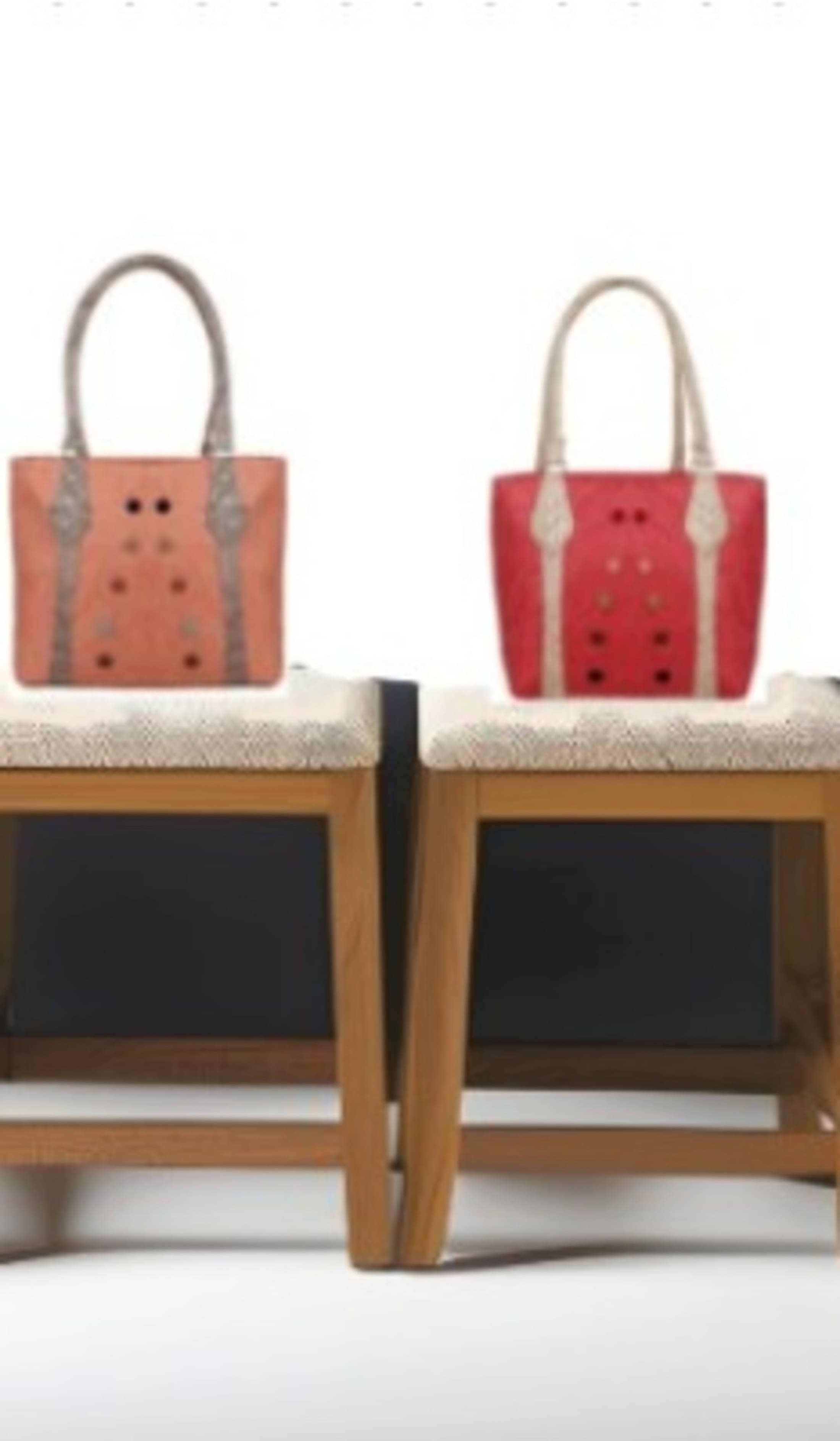     			Generic Handheld Bag PU Set of 2 ( Orange )