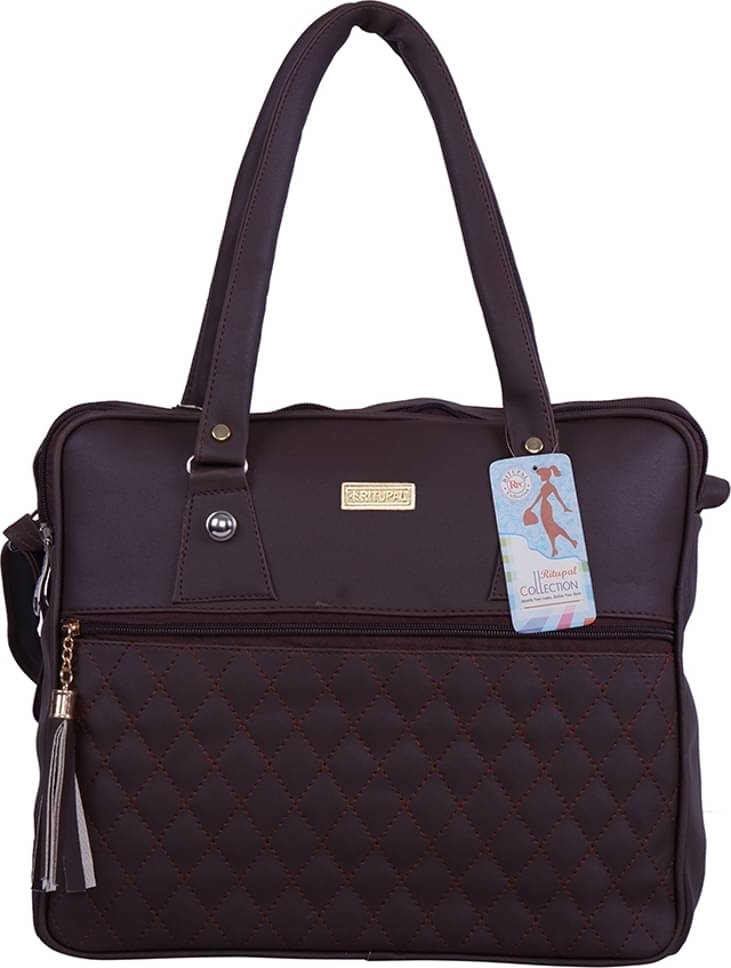     			Generic Handheld Bag PU Set of 1 ( Brown )