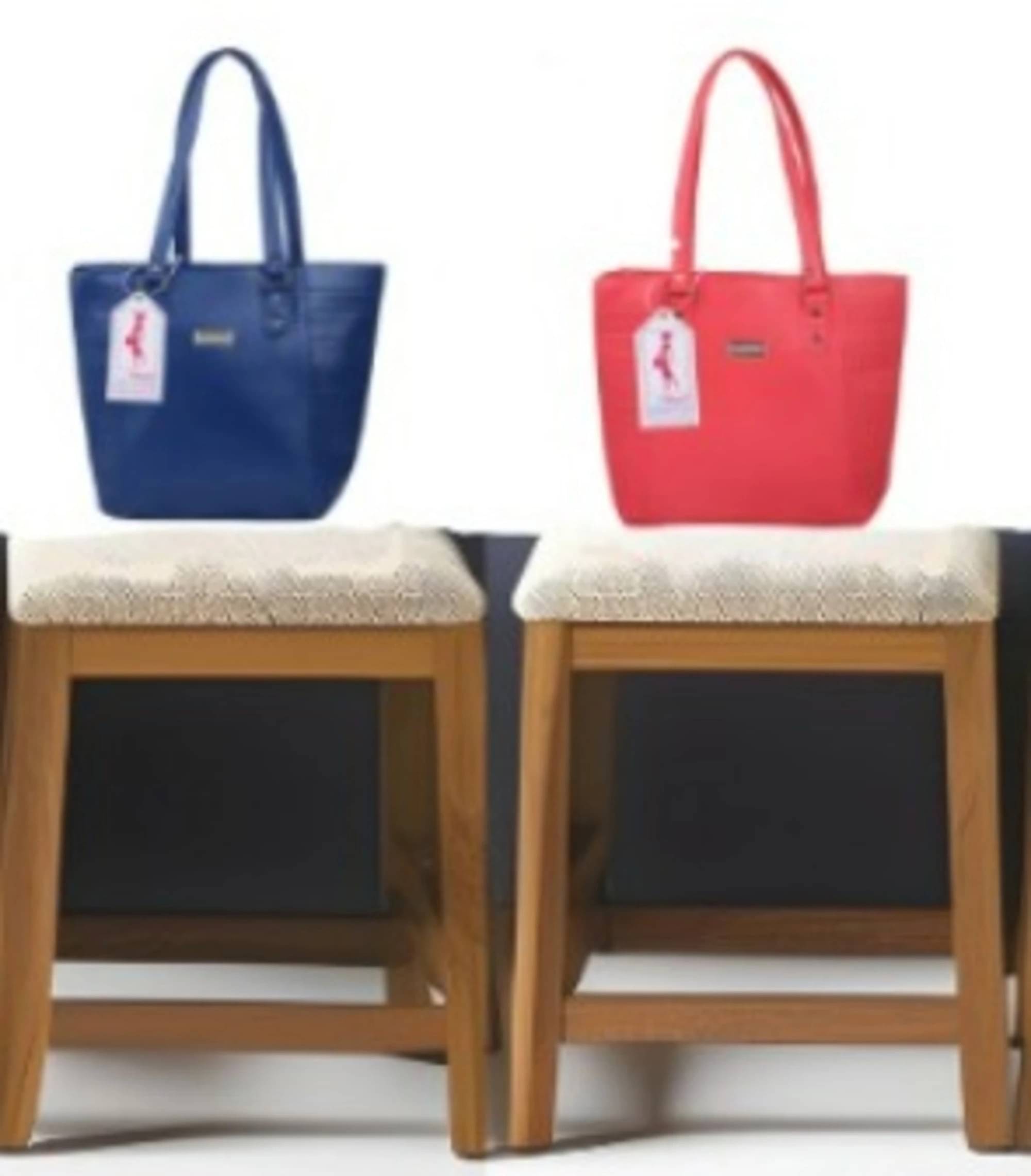     			Generic Handheld Bag PU Set of 2 ( Blue )