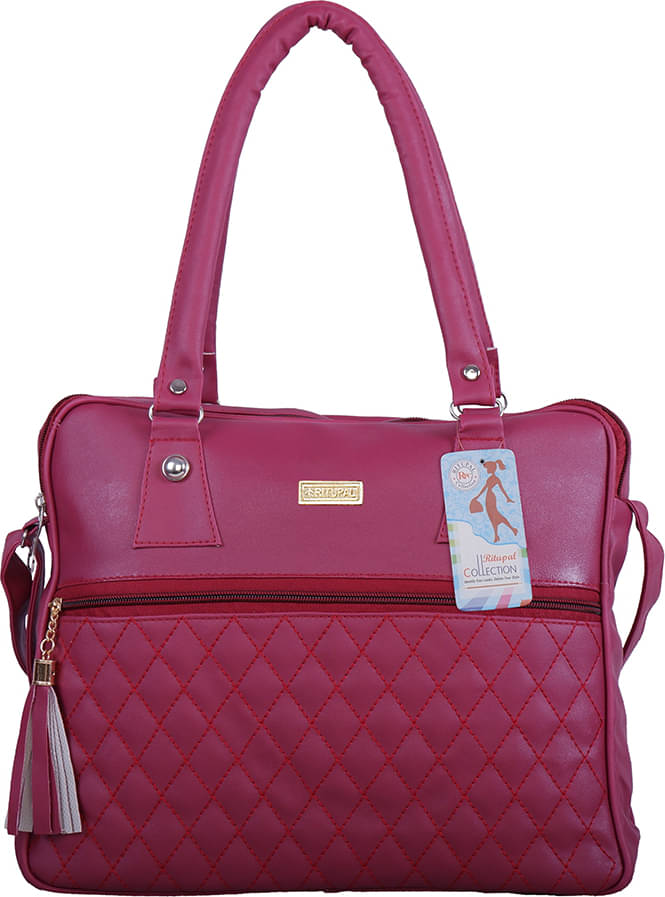     			Generic Handheld Bag PU Set of 1 ( Maroon )