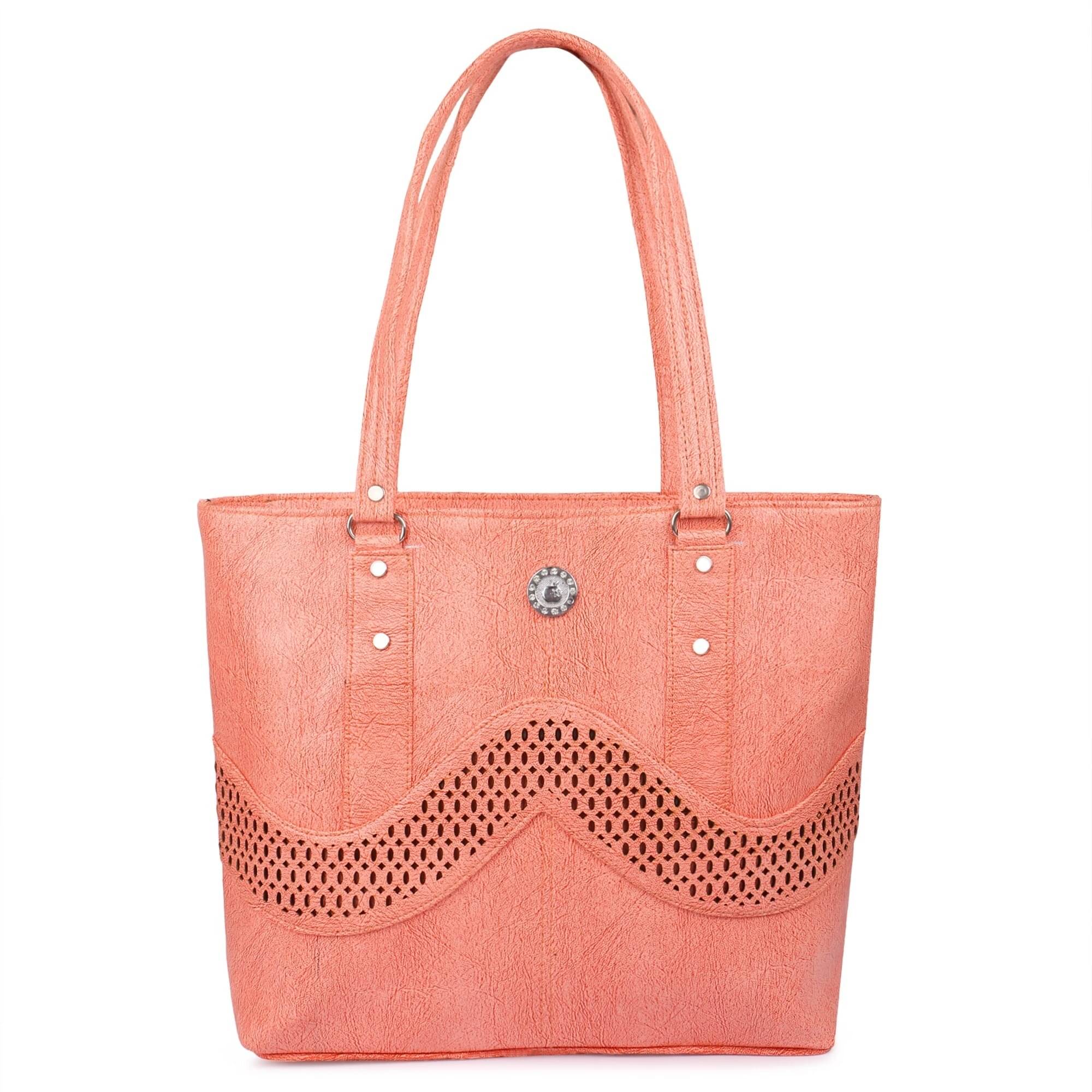     			Generic Shoulder Bag PU Set of 1 ( Pink )