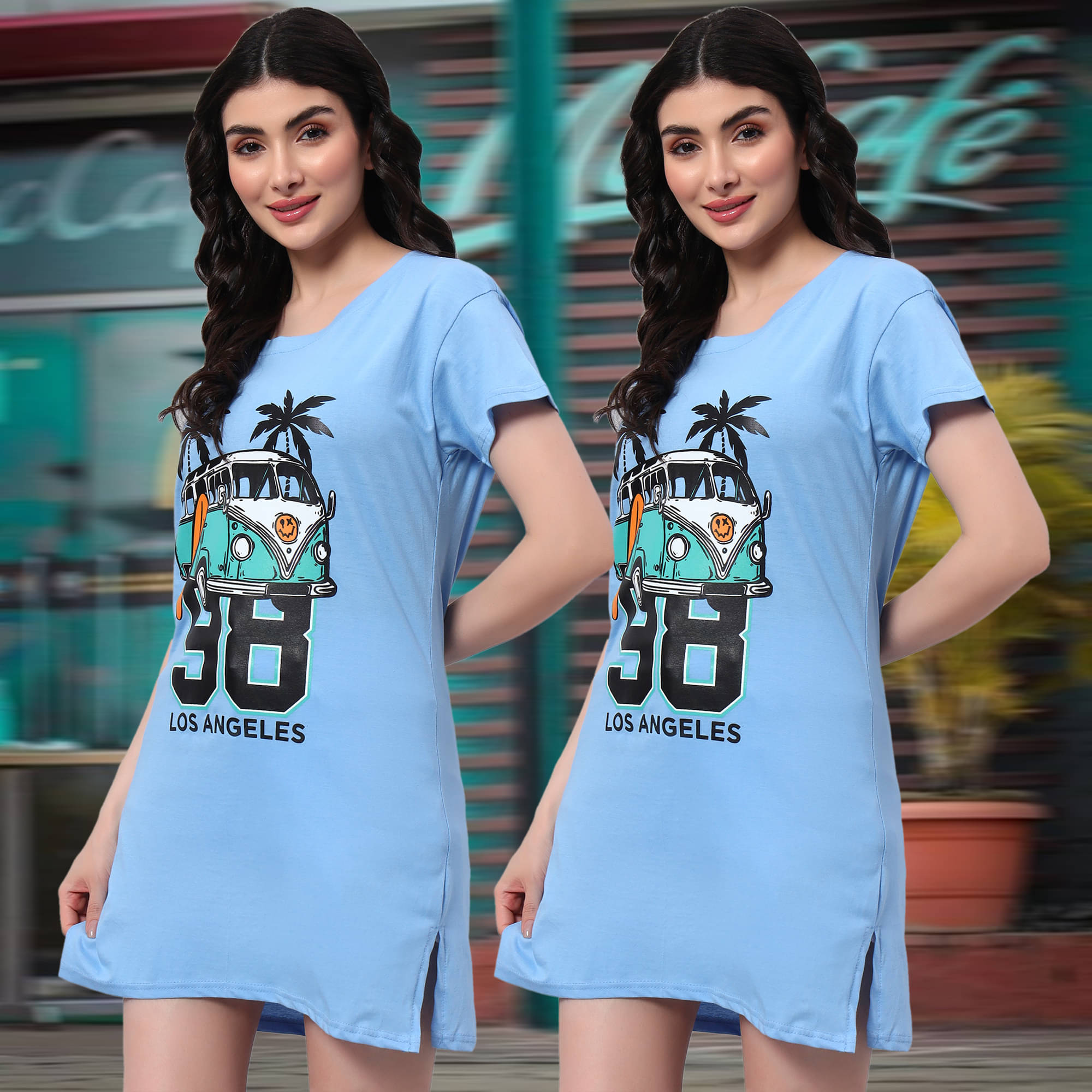 HEMLOCK Women Cotton Printed Regular Fit Round Neck T-Shirt ( Multicolor ) HEMLOCK Women Cotton Printed Regular Fit Round Neck T-Shirt ( Multicolor )