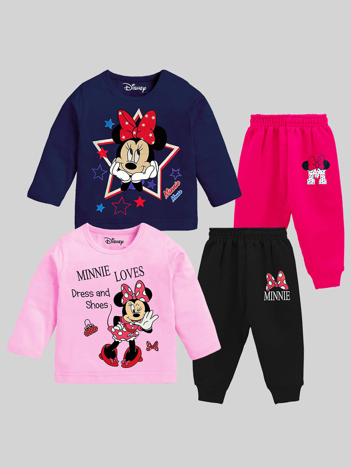     			Kuchipoo Pack of 2 Girls Cotton Blend T-shirt & Pants ( Multicolor 5 )