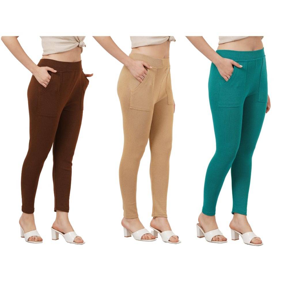    			My Stitches Women Cotton Blend Regular Fit Jegging