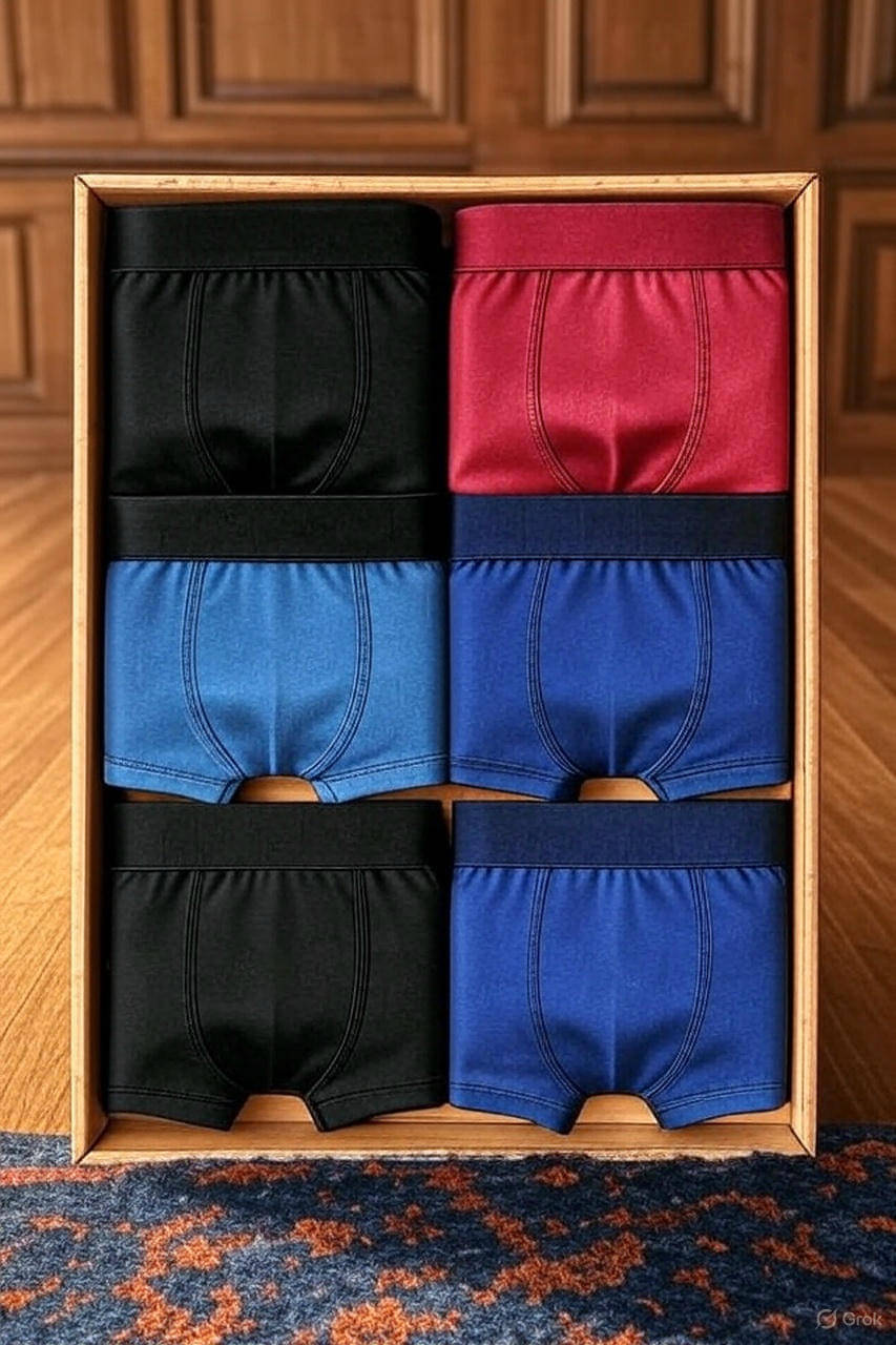     			TEHSVA Pack of 6 Nylon Briefs For Men's ( Multicolor )