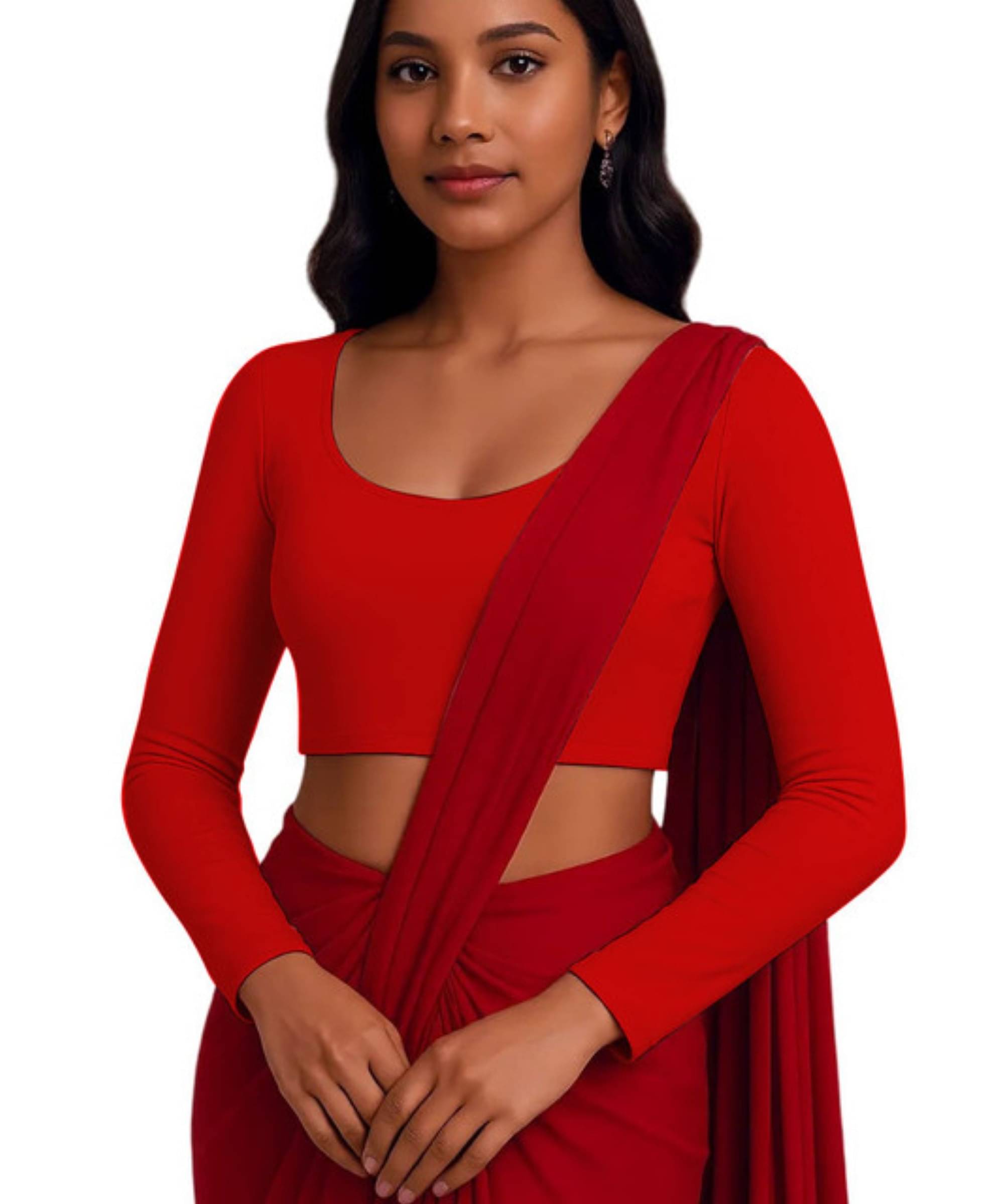 THE BLAZZE Women's Cotton Crop Top ( Red )     			THE BLAZZE Women's Cotton Crop Top ( Red )