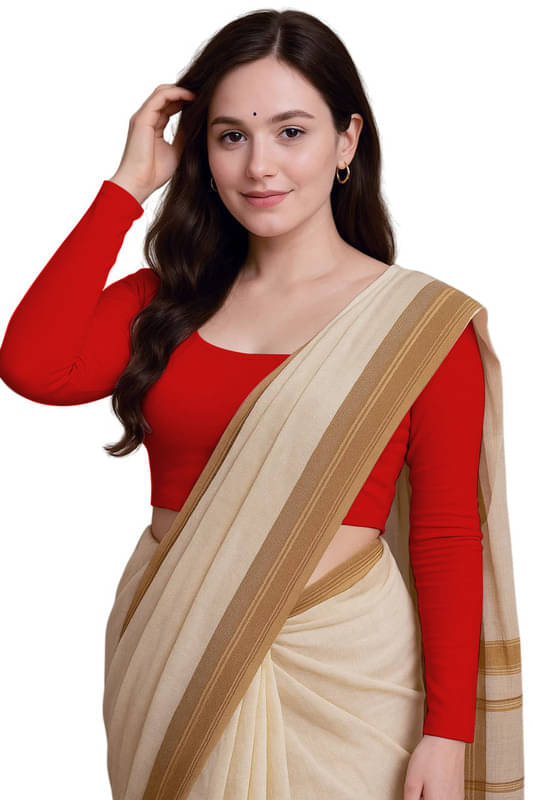     			THE BLAZZE Women's Cotton Crop Top ( Red )
