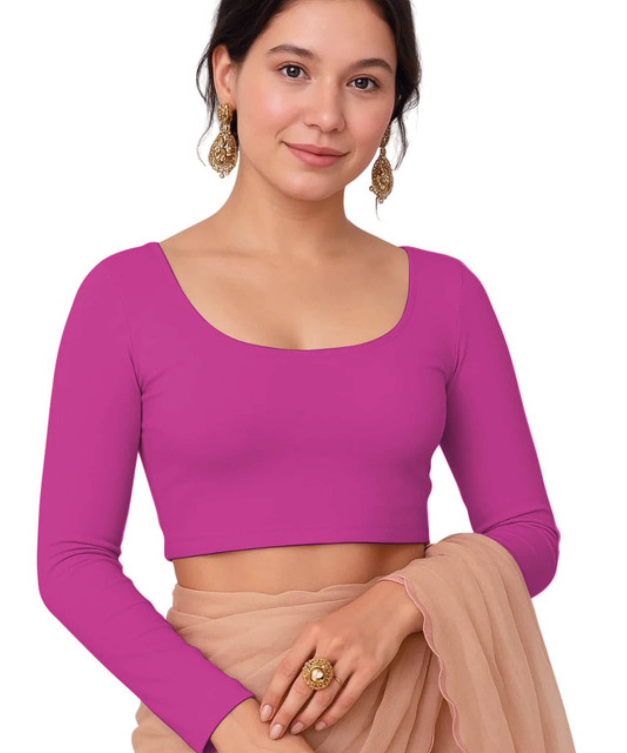 THE BLAZZE Women's Cotton Crop Top ( Pink ) THE BLAZZE Women's Cotton Crop Top ( Pink )