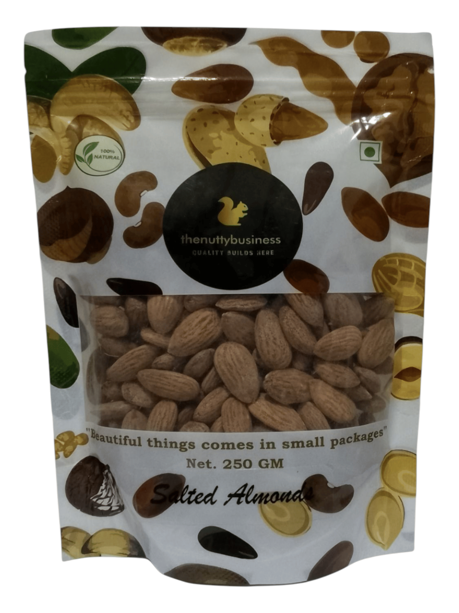     			THE NUTTY BUSINESS Roasted & Salted Almonds 250 g