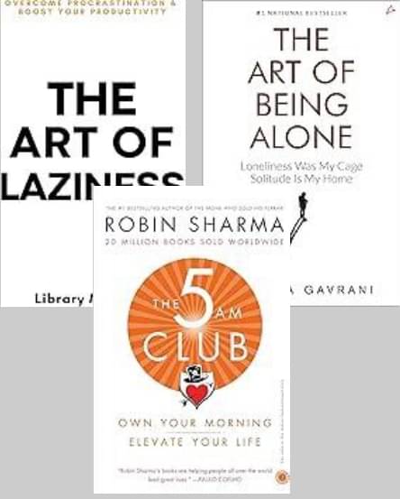     			The Art Of Being Alone + The Art of Laziness + The 5 Am Club