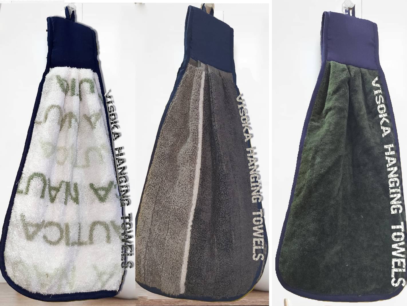     			VISOKA TEX Set of 3 Others Cotton Kitchen Towel